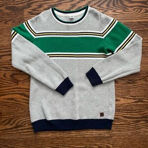 Soft and warm striped Janie and Jack sweater—size 8